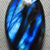 New Madagascar - LABRADORITE - Oval Shape Cabochon Huge size - 18x29 mm Gorgeous Strong Multy Fire